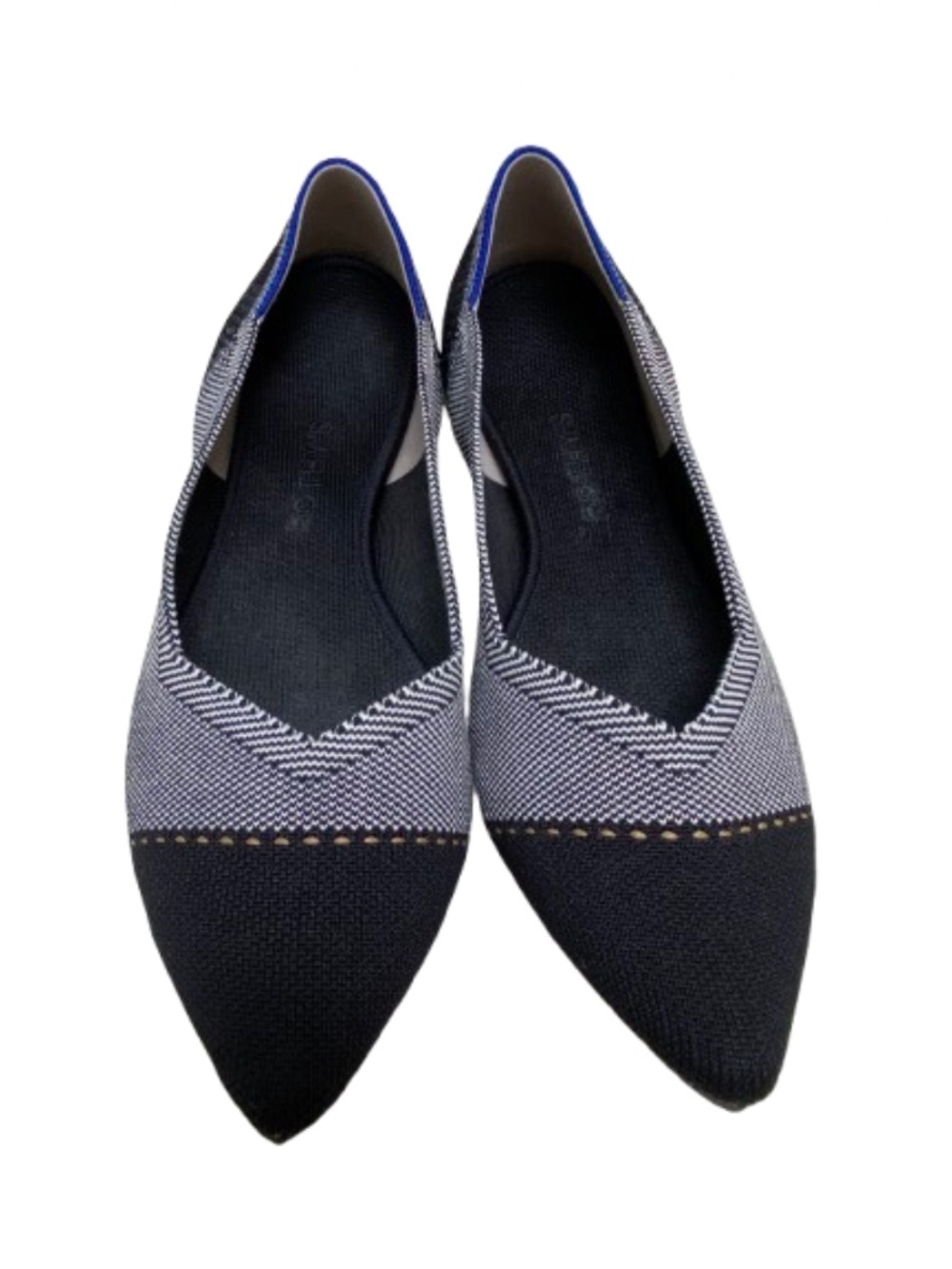 ✨NWOB✨ Rothy's The Point Grey Mist Captoe Flats Size 10